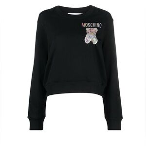 Moschino Couture Black Sweatshirt With Logo
Print(Size Small/42)